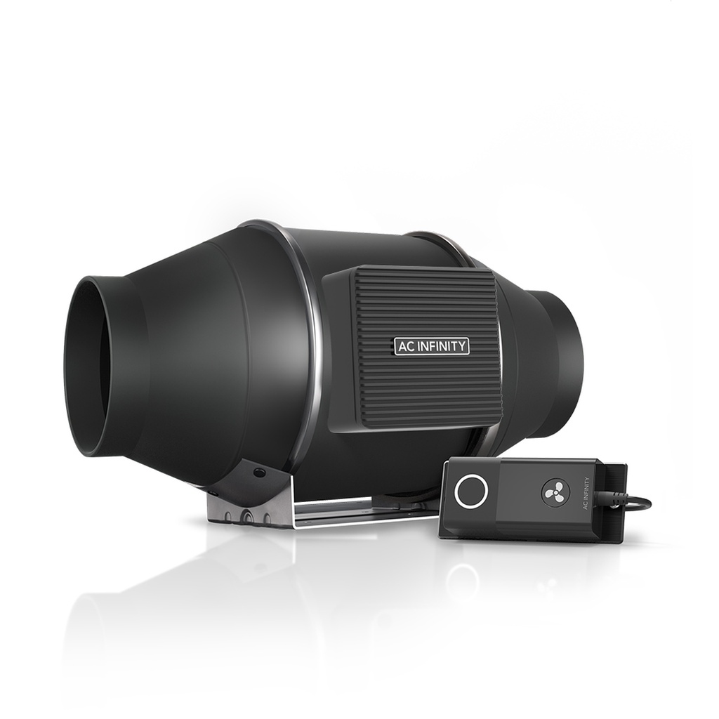 [AI-CLS4] AC INFINITY CLOUDLINE S4, QUIET INLINE DUCT FAN SYSTEM WITH SPEED CONTROLLER, 4-INCH