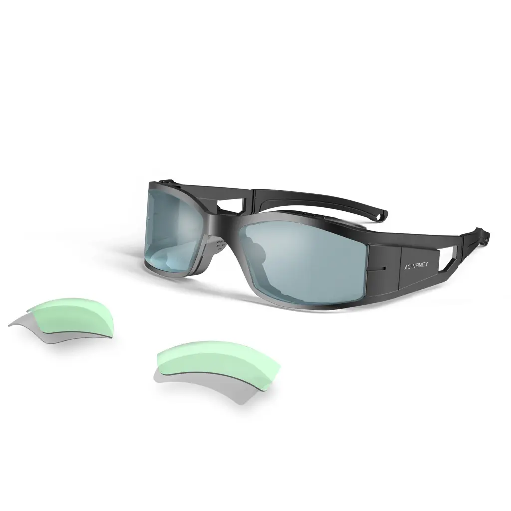 AC INFINITY GROW ROOM GLASSES, WITH 3 COLOR CORRECTIVE LENSES