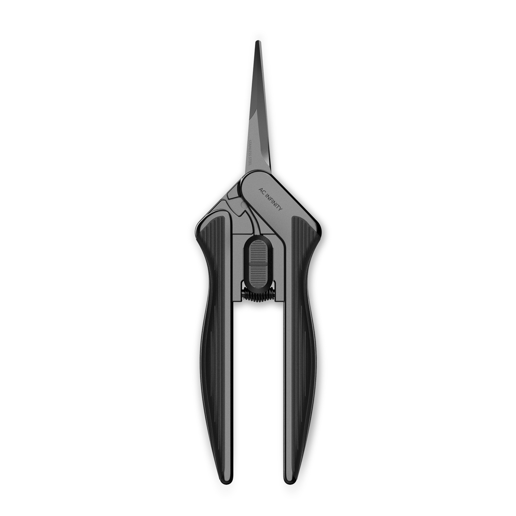 AC INFINITY STAINLESS STEEL PRUNING SHEAR, ERGONOMIC LIGHTWEIGHT, 6.6” STRAIGHT BLADES