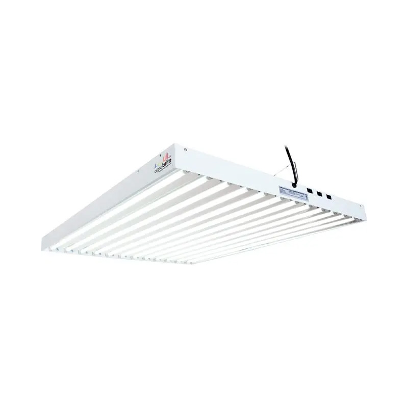 Agrobrite T5 648W 4' 12-Tube Fixture with Lamps