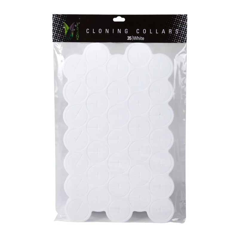 EZ-Clone Colored Cloning Collars White