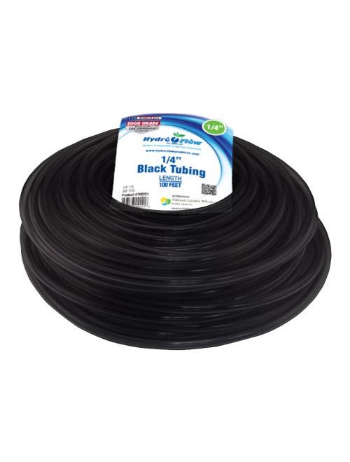 FDA Black Vinyl Tubing 1/4'' ID - 3/8 OD per foot