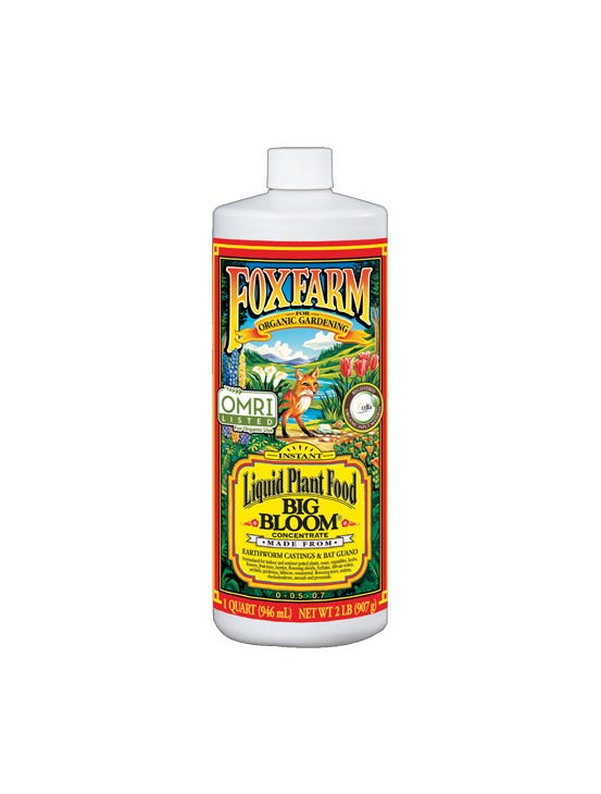 FoxFarm Big Bloom Liquid Concentrate, 1 pt