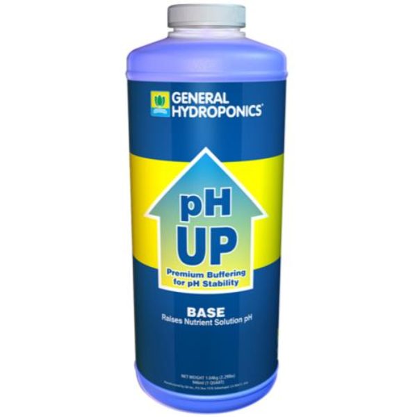 GENERAL HYDROPONICS pH Up Liquid 1 Quart