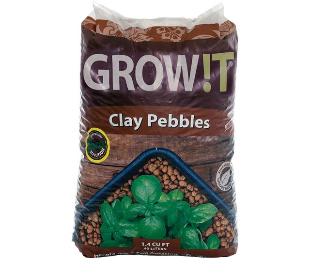GROW!T Clay Pebbles 4mm-16mm 40 L
