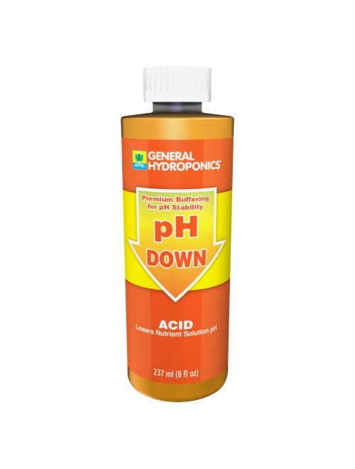 General Hydroponics pH Down Liquid 8OZ