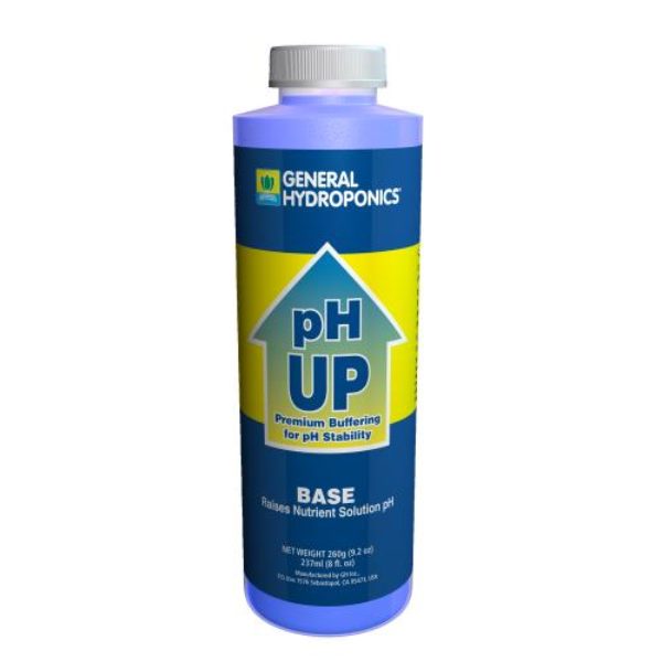 General Hydroponics pH Up Liquid 8OZ