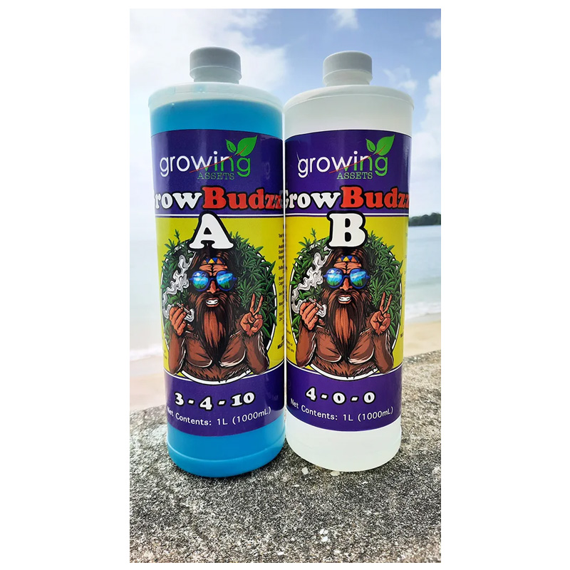 Growing Assets, Growbudzz A & B, 1L Pair