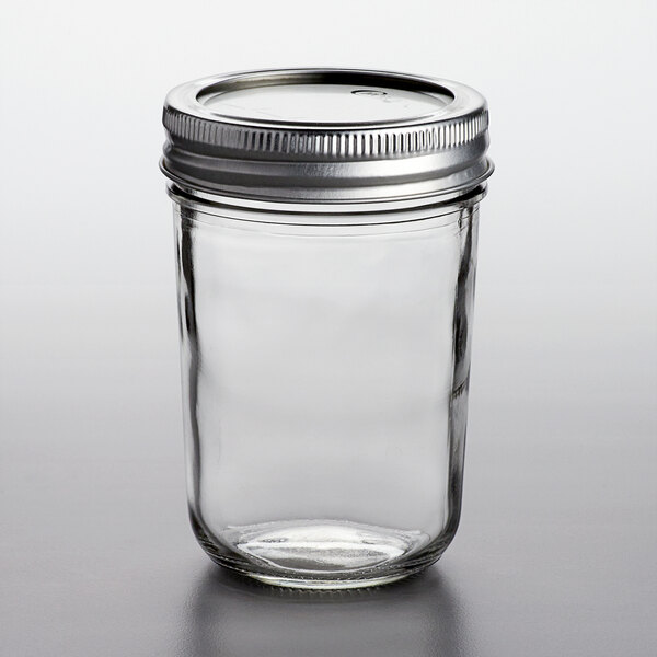 Half Pint (8 oz.)  Mason Jar