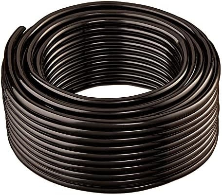 Hydro Flow, FDA, Vinyl Tubing Black 3/4" ID - 1" OD roll, 100'
