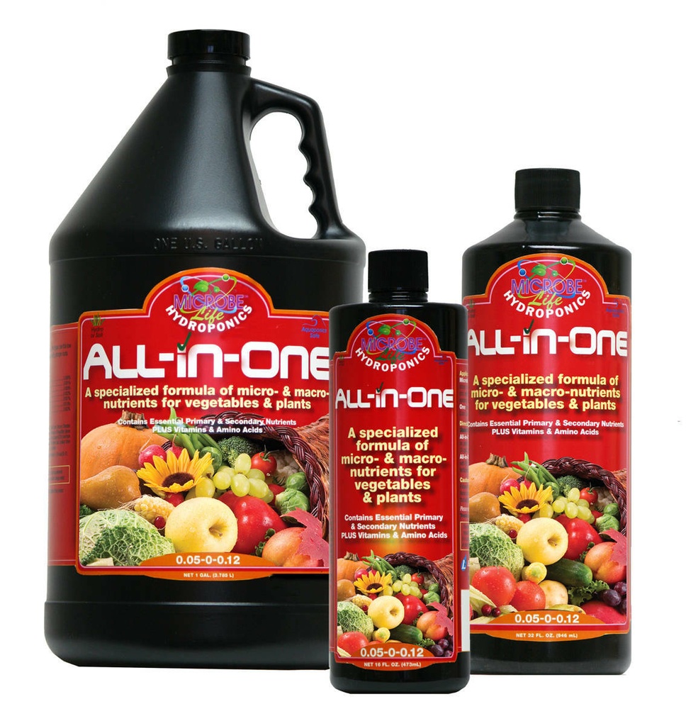 Microbe Life Hydroponics All in One Gal