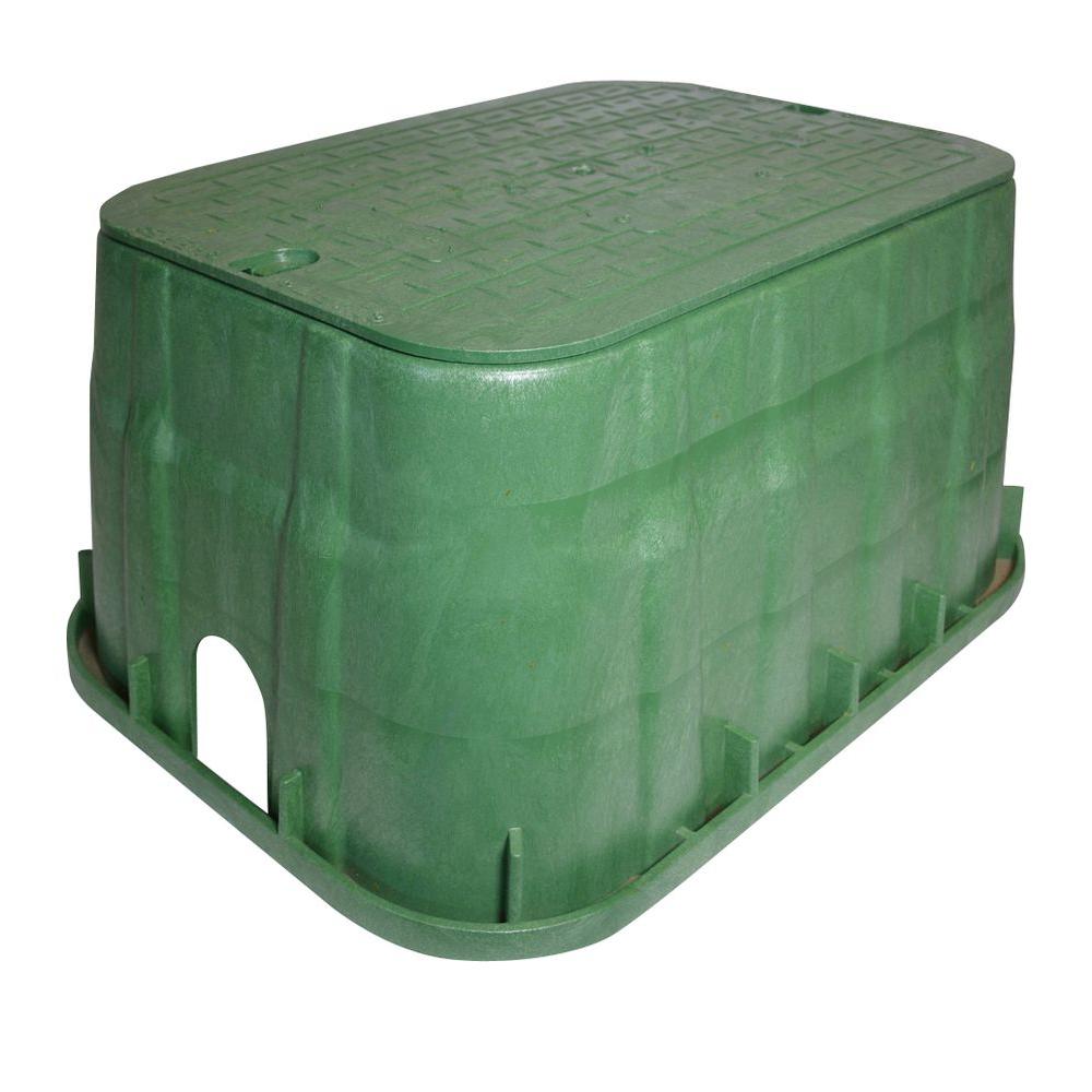 NDS, Pro Spec Series, Valve Box and Lid, 318BC, Green/Green