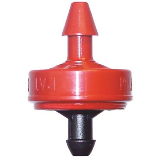 Netafim, Woodpecker Pressure Compensating Junior Dripper with CNL - 0.5 GPH (Red)