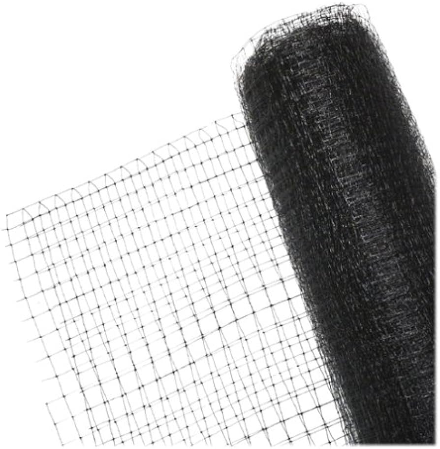 TENEX S38 14FT X 3000FT, Bird netting 1" squares, dark grey