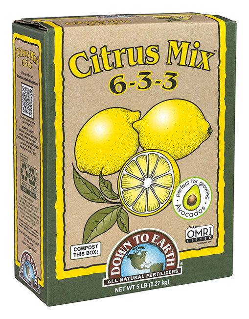 Down to Earth Citrus Mix 6-3-3, 5lb 