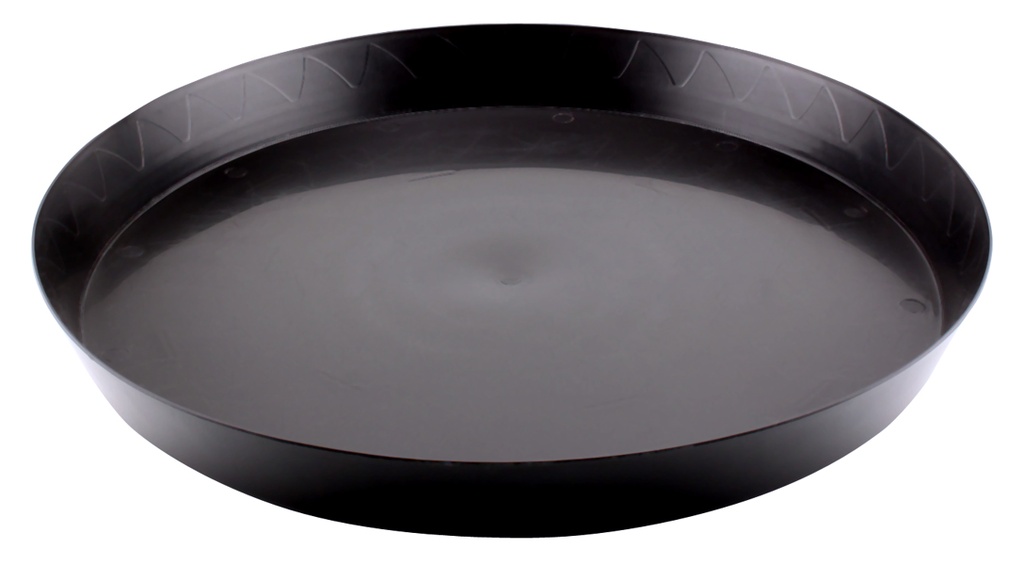 Gro Pro Heavy Duty Black Saucer - 18 in