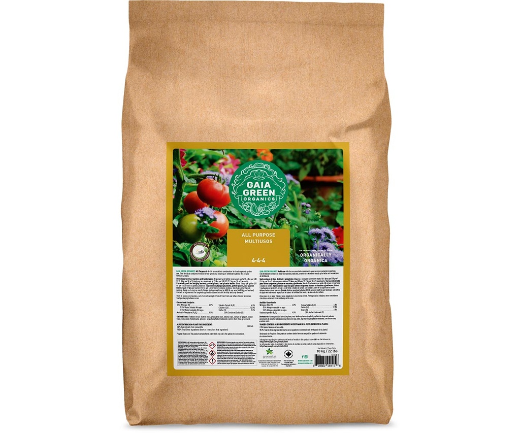 Gaia Green Organics, All Purpose, 10 kg
