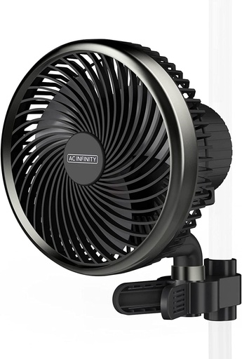[AC-CCS6] AC Infinity CLOUDRAY S6, 6” CLIP FAN WITH 10 SPEEDS, AUTO OSCILLATION