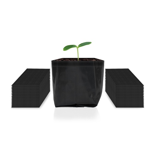 [AC-NBB7-50] AC Infinity, NURSERY BAGS 1 GALLON, NON-WOVEN FABRIC GROWING POUCHES