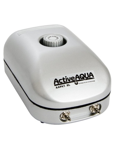 [3038] Active Aqua Air Pump, 2 Outlets, 3W, 7.8 L/min