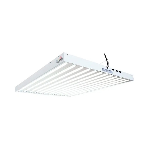 [FLT412] Agrobrite T5 648W 4' 12-Tube Fixture with Lamps