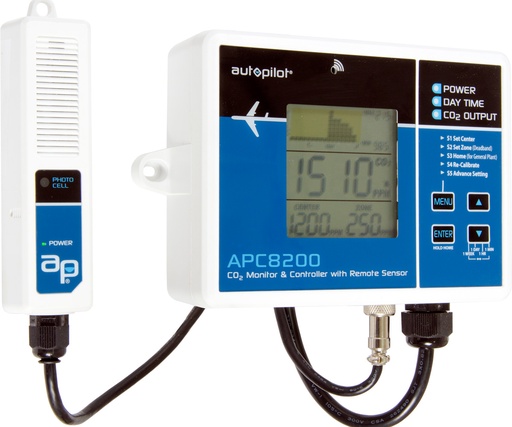 [APC8200] Autopilot CO2 Monitor & Controller w/15' Remote Sensor