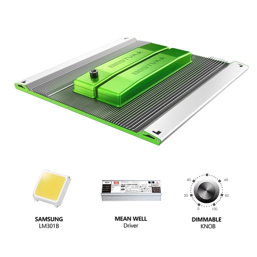 [BVP4000P] BESTVA Pro 4000W Dimmable Full Spectrum Quantum LED Grow Light