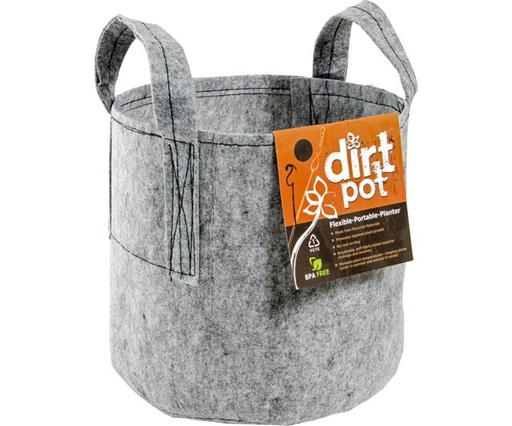 [HGDBT10H] Dirt Pot Flexible Portable Planter, Tan, 10 gal, with handles