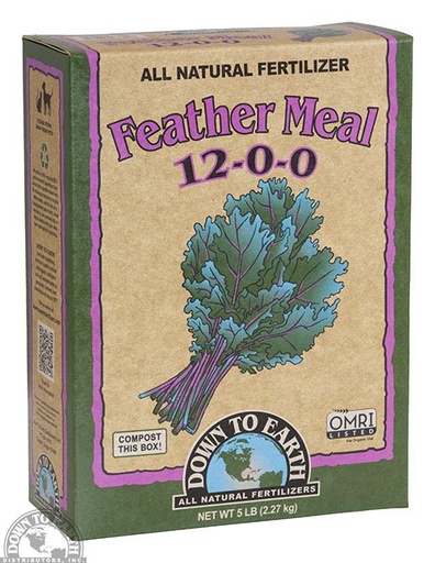 [7810] Down To Earth Feather Meal 12-0-0 Fertilizer
