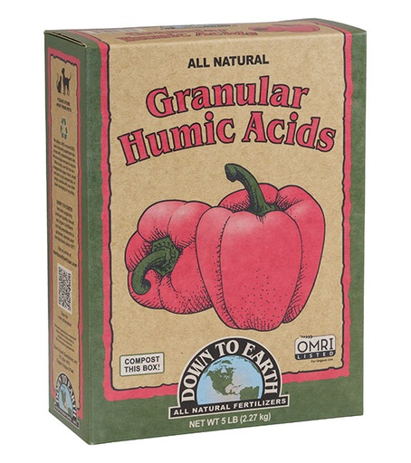 [DTEGHA5] Down To Earth GRANULAR HUMIC ACIDS, 5lb, OMRI