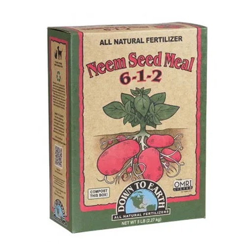 [7825] Down To Earth Neem Seed Meal 6-1-2, 5lb