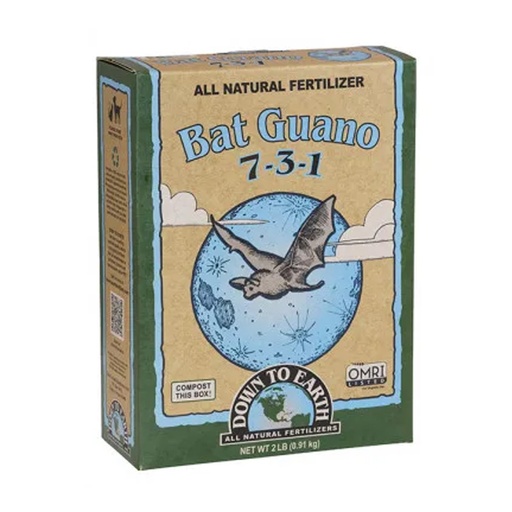 [7887] Down to Earth BAT GUANO 7-3-1, 2lb