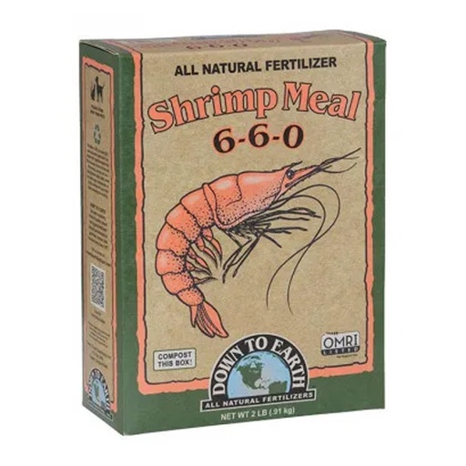 [DTESM2lb] Down to Earth, Shrimp Meal 2LB, 6-6-0