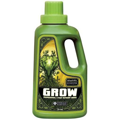[EMHGQ] Emerald Harvest Grow Quart/0.95 Liter