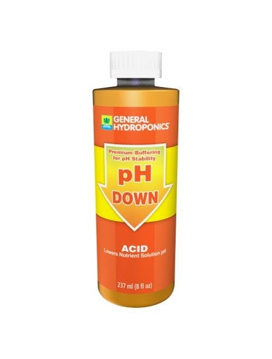 [HGC722115] General Hydroponics pH Down Liquid 8OZ