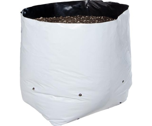 [HGBW10GAL] Hydrofarm Black & White Grow Bag, 10 gal