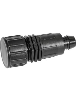 [SERIES 600 X 3/4" MHT W/CAP] IRRITEC, 5/8" Perma-Loc x 3/4" MHT with Cap (Plug) (600 series)