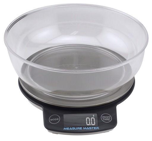 [HGC740637] Measure Master Digital Scale w/ 1.88 L Bowl (3kg) - 3000g Capacity x 0.1g Accuracy