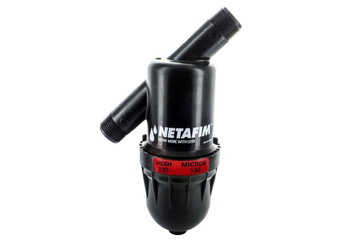 [25A45-120] Netafim, Manual Disc Filter, 3/4" 120 Mesh, Red