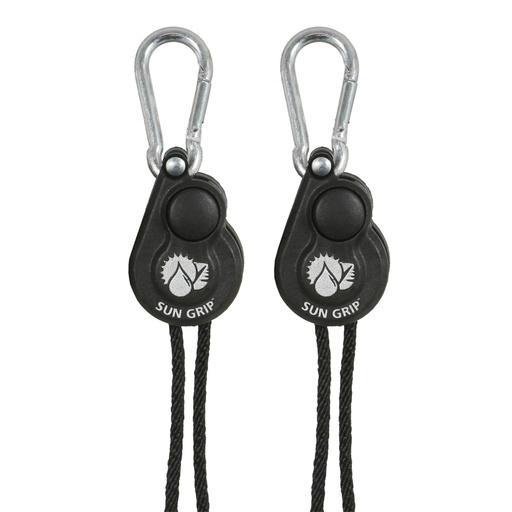 [HGC710114] Sun Grip® Push Button Light Hangers 1/8 in - Black