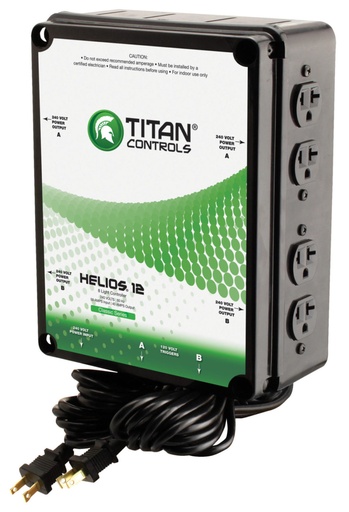 [HGC702825] Titan Controls Helios 12 - 8 Light 240 Volt Controller w/ Dual Trigger Cords