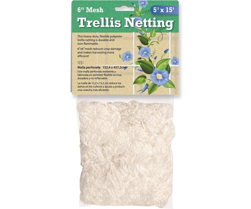 [HGN15] Trellis Netting 6" Mesh, woven, 5' x 15'