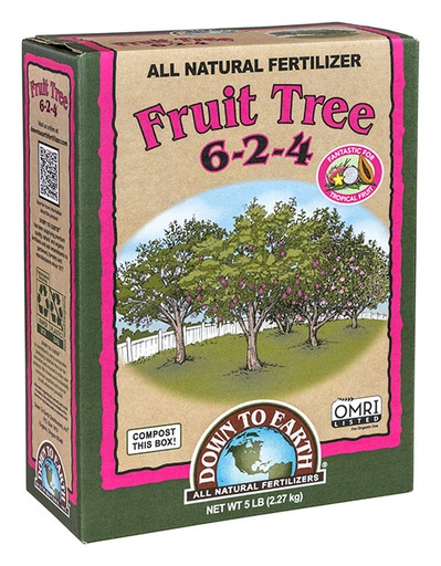 Down To Earth Fruit Tree 6-2-4, 5lb 