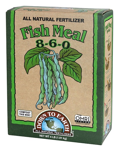 Down To Earth Fish Meal 8-6-0, 5lb 
