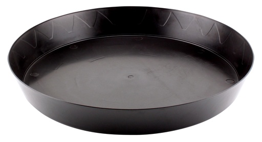 [HGC724938] Gro Pro Heavy Duty Black Saucer - 14 in