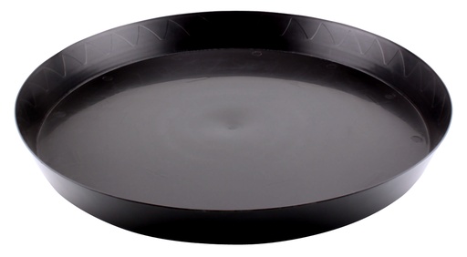 [HGC724942] Gro Pro Heavy Duty Black Saucer - 18 in